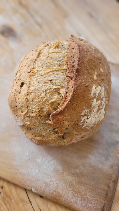 Traditional bread loaf